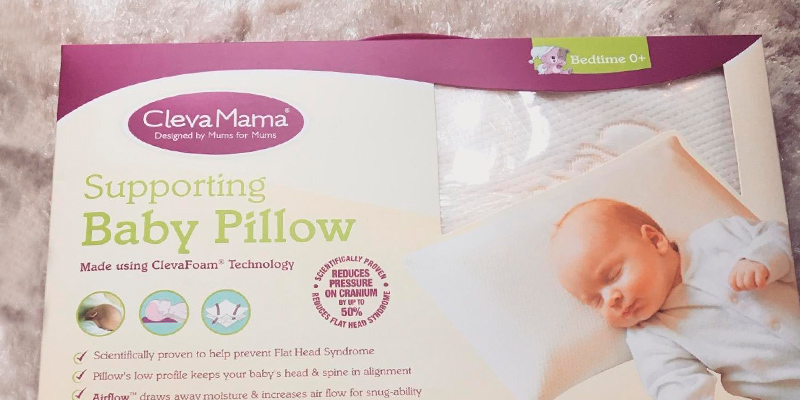Clevamama 1201 ClevaFoam Baby Pillow in the use - Bestadvisor