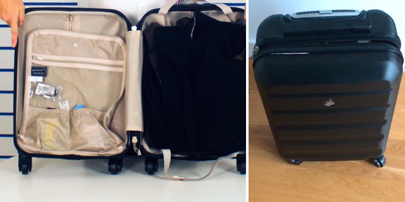 Aerolite Medium Super Lightweight Suitcase Hard Shell in the use