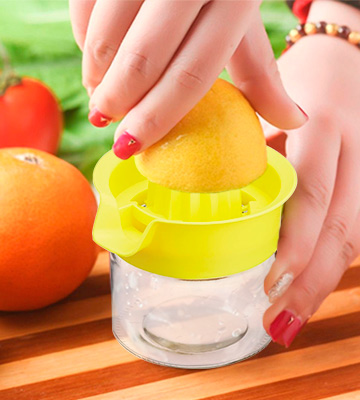 KitchenCraft Jumbo Glass Container Lemon Squeezer / Citrus Juicer - Bestadvisor