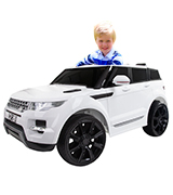 Epic Play RRSWHITE Kids Range Rover HSE Sport Style 12v Electric
