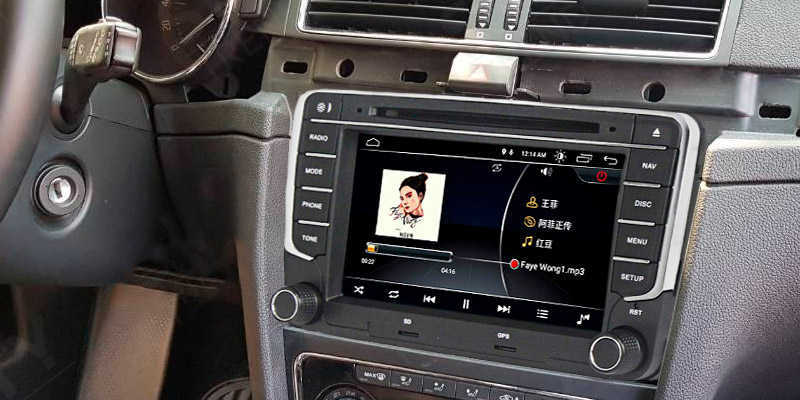 MekedeTech V-W02 Car GPS Radio Multimedia Navigation in the use - Bestadvisor