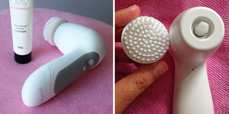 Detailed review of Olay Regenerist 3 Point ace Wash & Cleansing Exfoliating Face Brush - Bestadvisor