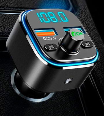 Nulaxy NX11 LED Backlit Bluetooth FM Transmitter - Bestadvisor