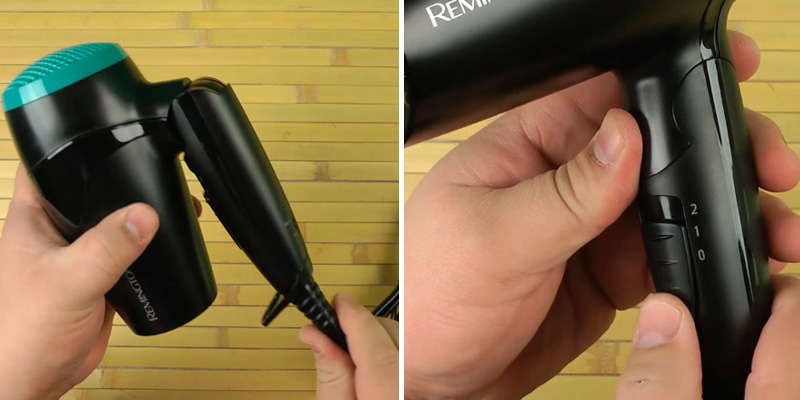 Remington D1500 Dual Voltage 2000W Compact Travel Hair Dryer in the use - Bestadvisor