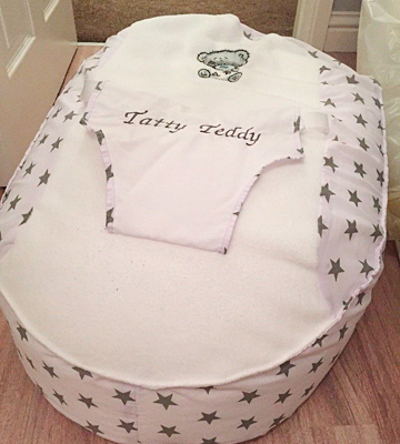 Small World Baby Shop Baby Bean Bag Grey Personalised Tatty Teddy - Bestadvisor