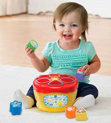 VTech 185103 Baby Sort and Discover Drum - Multi-Coloured - Bestadvisor