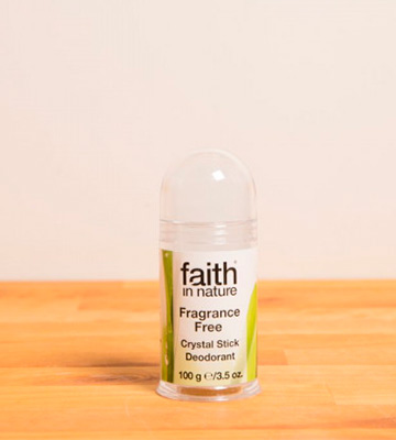 Faith in Nature 100g Unscented Crystal Stick Body Deodorant - Bestadvisor
