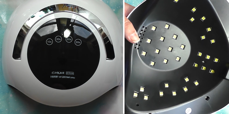 Review of GVKAR 168W Professional LED UV Nail Lamp