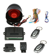 KKmoon 53033899 1-Way Car Vehicle Security System Protection Alarm with Siren 2 Remote