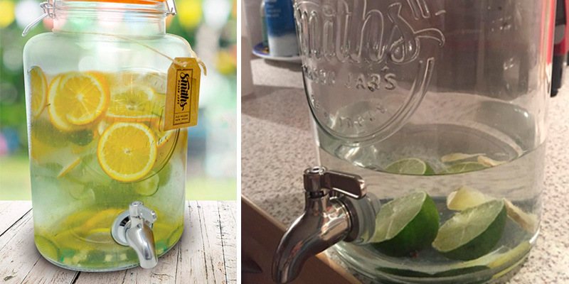 Review of Smith's Mason Jars Drinks Dispenser with Steel Spigot