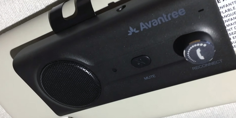 Avantree CK11 Hands Free Bluetooth Car Kits in the use