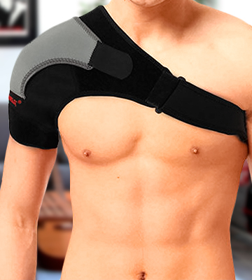 HOMPO SP99 SPG0099AB Shoulder Support Strap Neoprene Pain Injury Arthritis Gym Sport - Bestadvisor