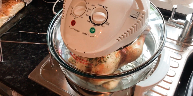 Quest 43890 Halogen Oven in the use