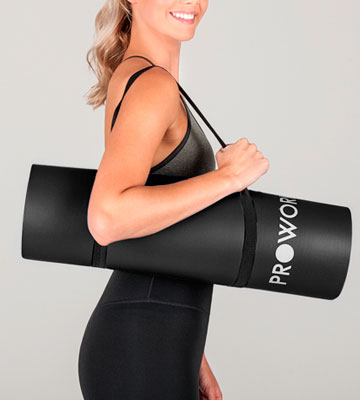 Review of Proworks Z028 Non-Slip Exercise Yoga Mat with Carry Strap