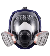 Ohmotor Full Face Absorb Steam and Dust Respirator Mask Activated Carbon