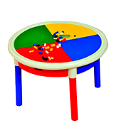 Liberty House Round 4-Drawer Lego building Activity Table